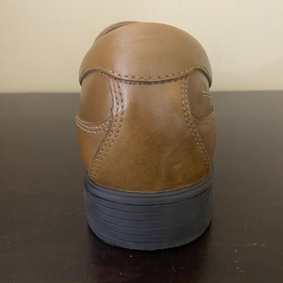 Clarks Men's Tilden Free 9 Dark Tan Leather - Picture 6 of 7